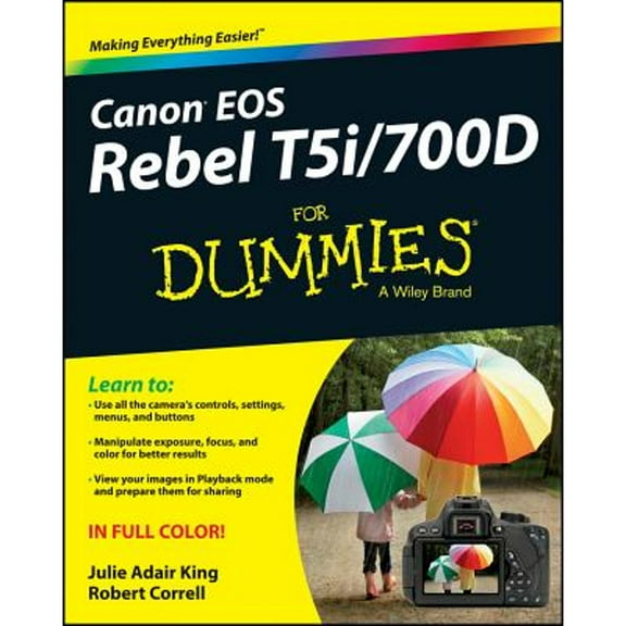 Pre-Owned Canon EOS Rebel T5i/700D For Dummies (Paperback) 1118722965 9781118722961