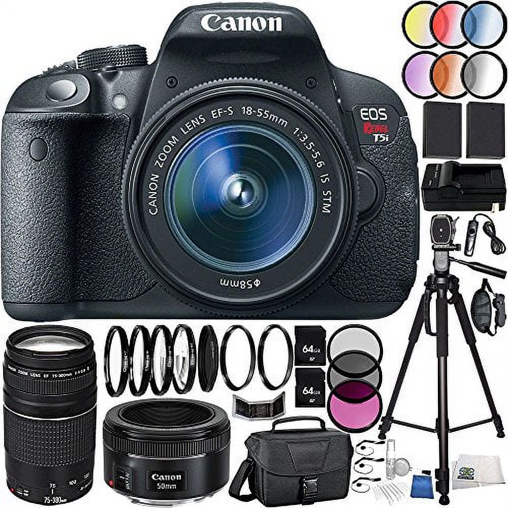 【希少】Canon EOS REBEL T5i まとめ売り　大量　レンズセット Canon EOS Rebel T5i Camera 39PC Kit - International Version (No