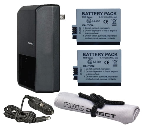 Canon EOS Rebel T3i Battery Bundle with Charger and Brunei Ubuy