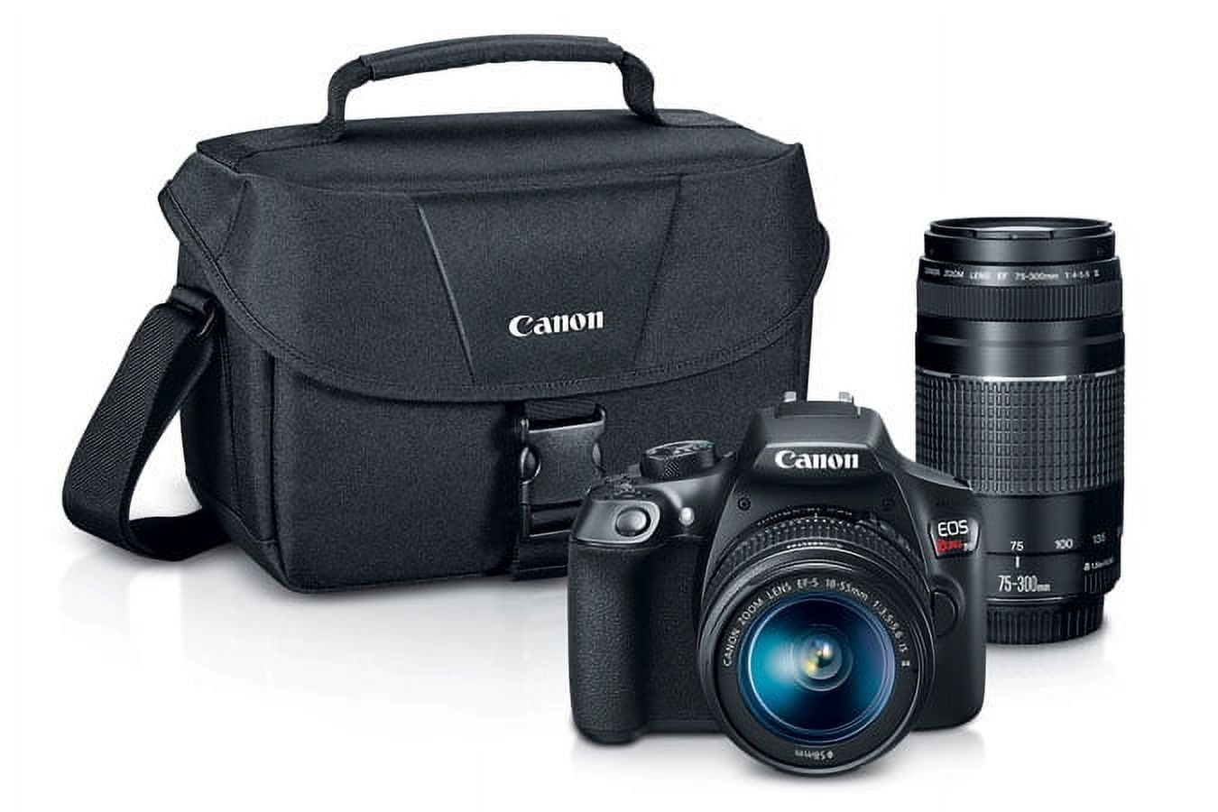 Canon EOS Rebel T6 18.0-Megapixel Digital SLR Camera Kit With 18-55 mm IS II And 75-300 mm III Lenses, 1159C008
