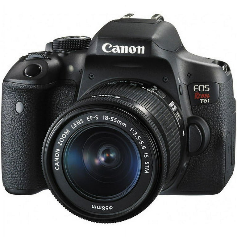 Canon EOS Rebel T6i/750D DSLR Camera W/ EF-S 18-55mm f/3.5-5.6 IS