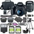 thumbnail image 1 of Canon EOS Rebel T7 DSLR Camera Bundle with Canon EF-S 18-55mm f/3.5-5.6 IS II Lens + 2pc Kingston 32GB Memory Cards + Accessory Kit, 1 of 3