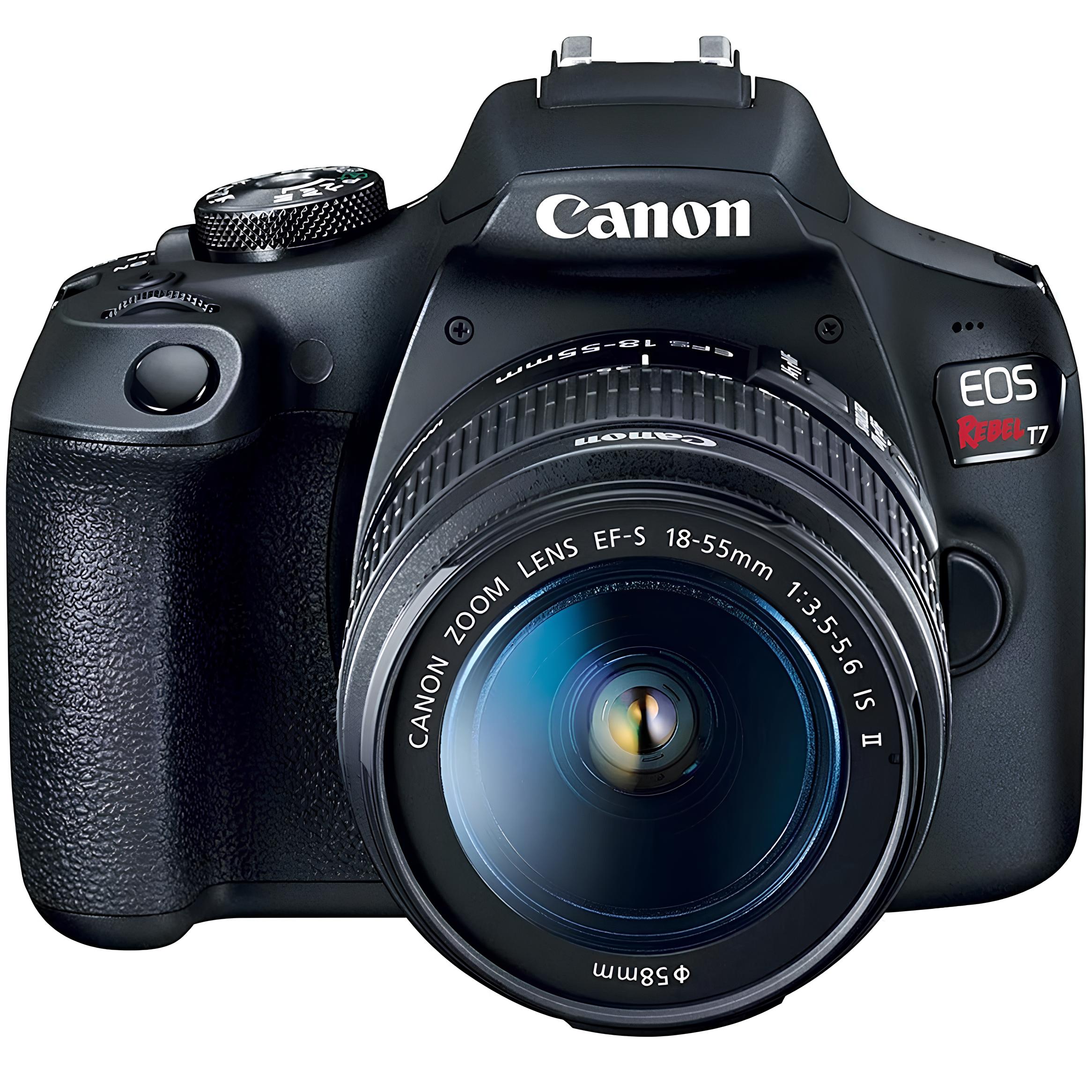 Canon EOS Rebel T7 DSLR Camera with 18-55mm Lens & Built-in Wi-Fi (New) - image 1 of 5