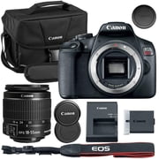 Canon EOS Rebel T7 DSLR Camera with 18-55mm Lens Bundle + Canon EOS 200ES Shoulder Bag 12 Items