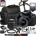 thumbnail image 1 of Canon EOS Rebel T7 DSLR Camera with 18-55mm f/3.5-5.6 Zoom Lens,32GB Memory, Case,Tripod w/Hand Grip and More28pc Bundle (International Version), 1 of 8