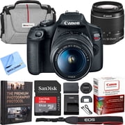 Canon EOS Rebel T7 DSLR Camera with EF-S 18-55mm F3.5-5.6 is II Lens Bundle