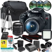 Canon EOS Rebel T7 Digital SLR Camera with EF-S 18-55mm Lens, APS-C Sensor, 24.1MP International Version