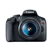 Canon EOS Rebel T7 DSLR Camera EF-S 18-55mm f/3.5-5.6 IS II Lens Kit, 24.1 Megapixel CMOS APS-C Sensor, Full HD Videos, Built-in Wi-Fi, Beginner Photographers, Digital Camera, Black