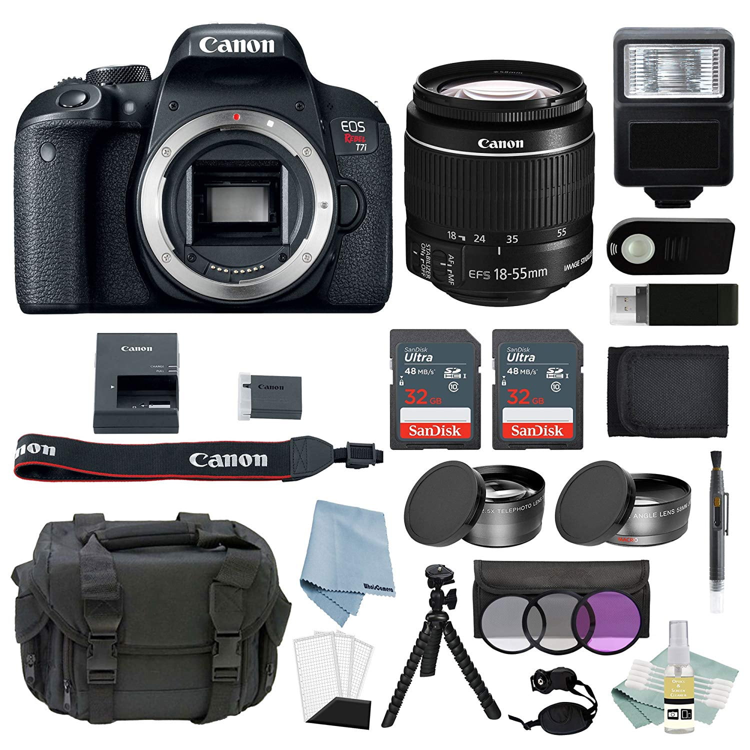 Canon EOS Rebel T7i Bundle With EF-S 18-55mm Zambia Ubuy