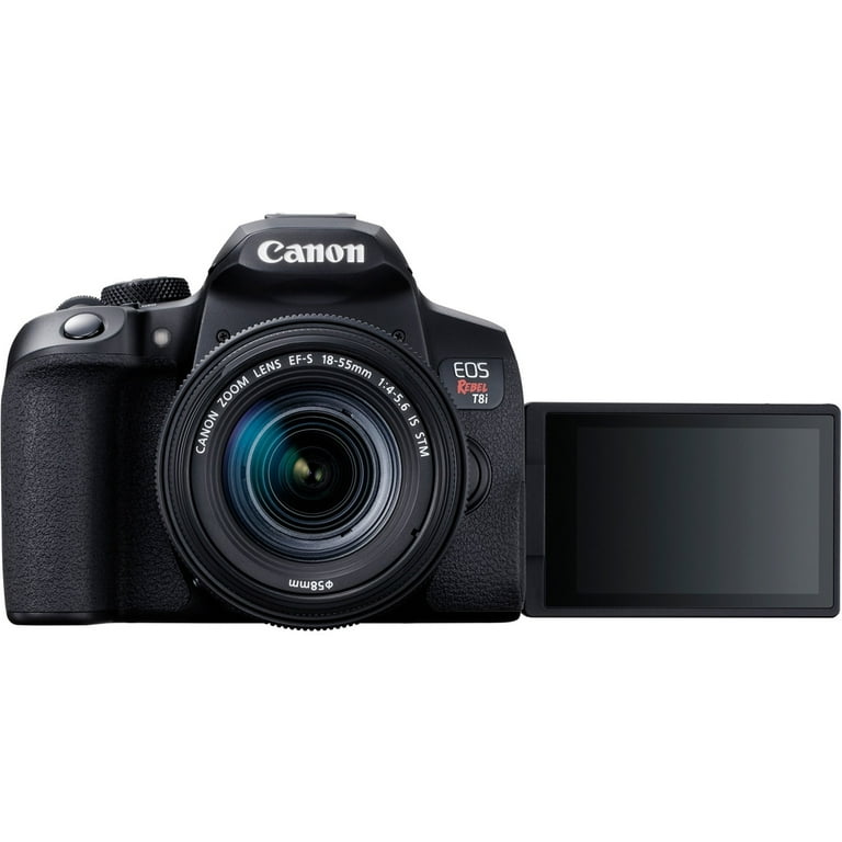 Canon EOS 4000D 18 Megapixel Digital SLR Camera with Lens, 0.71, 2.17,  Black