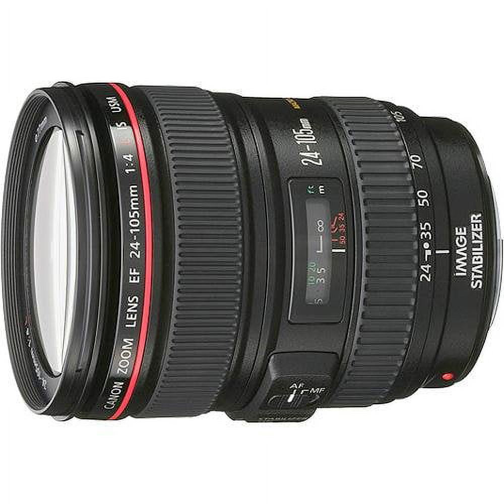 Canon Zoom Lens EF 24-105mm F4 ＬIS USM Lente Canon EF 24-105mm f/4 L IS USM Ultrasonic com Parasol