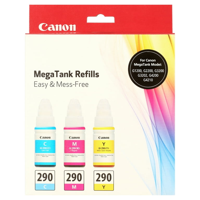 Canon GI-290 Color Bottle Pack - Walmart.com