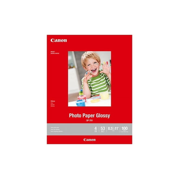 Canon GP-701 Photo Paper Glossy (8.5 x 11", 100 Sheets)
