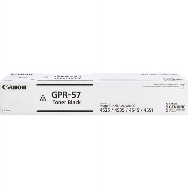 Canon GPR-57 Original Laser Toner Cartridge - Black - 1 Each - 42100 Pages Canon GPR-57 Original Laser Toner Cartridge - Black - 1 Each - 42100 Pages