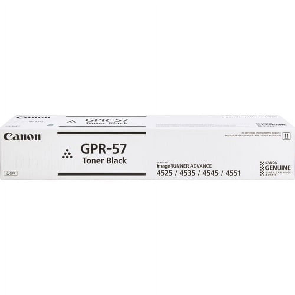 Canon GPR-57 Original Laser Toner Cartridge - Black - 1 Each - 42100 Pages Canon GPR-57 Original Laser Toner Cartridge - Black - 1 Each - 42100 Pages
