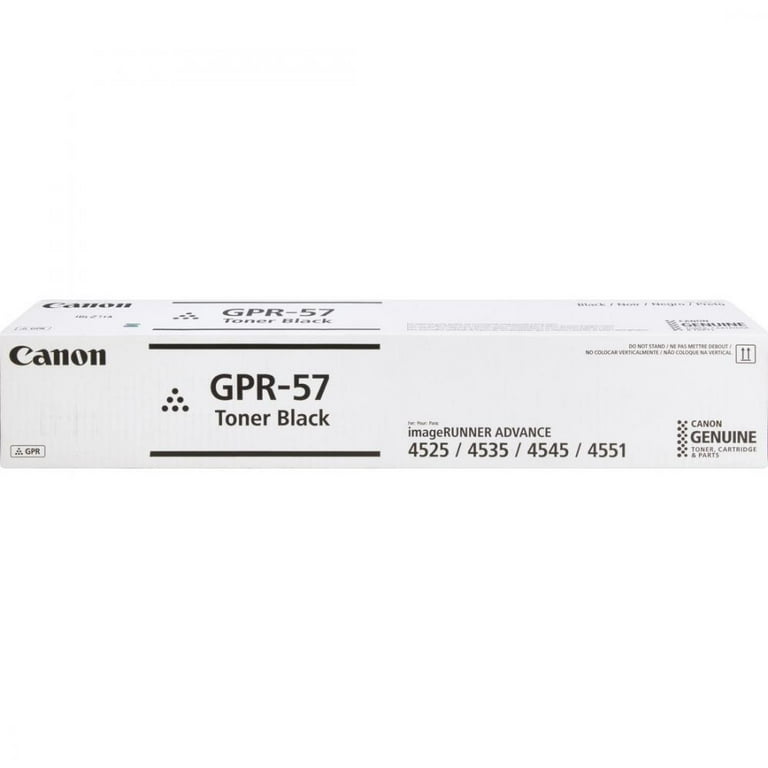 Canon GPR-57 Original Laser Toner Cartridge - Black - 1 Each - 42100 Pages Canon GPR-57 Original Laser Toner Cartridge - Black - 1 Each - 42100 Pages