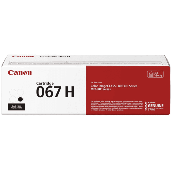 Canon Genuine 067H Black Toner Cartridge High Capacity Compatible with LBP633Cdw, LBP632Cdw, MF652Cdw, MF653Cdw, MF654Cdw, MF656Cdw (Sold without Manufacturer Warranty)