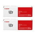 thumbnail image 1 of Canon Genuine 137 2-Pack Black Toner Cartridges 9435B001 (4.8K YLD total) For use with LBP151dw, MF210 Series, MF220 Series, MF230 Series, MF240 Series, D570, 1 of 6
