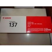 Canon Genuine Toner 137 Toner, Black