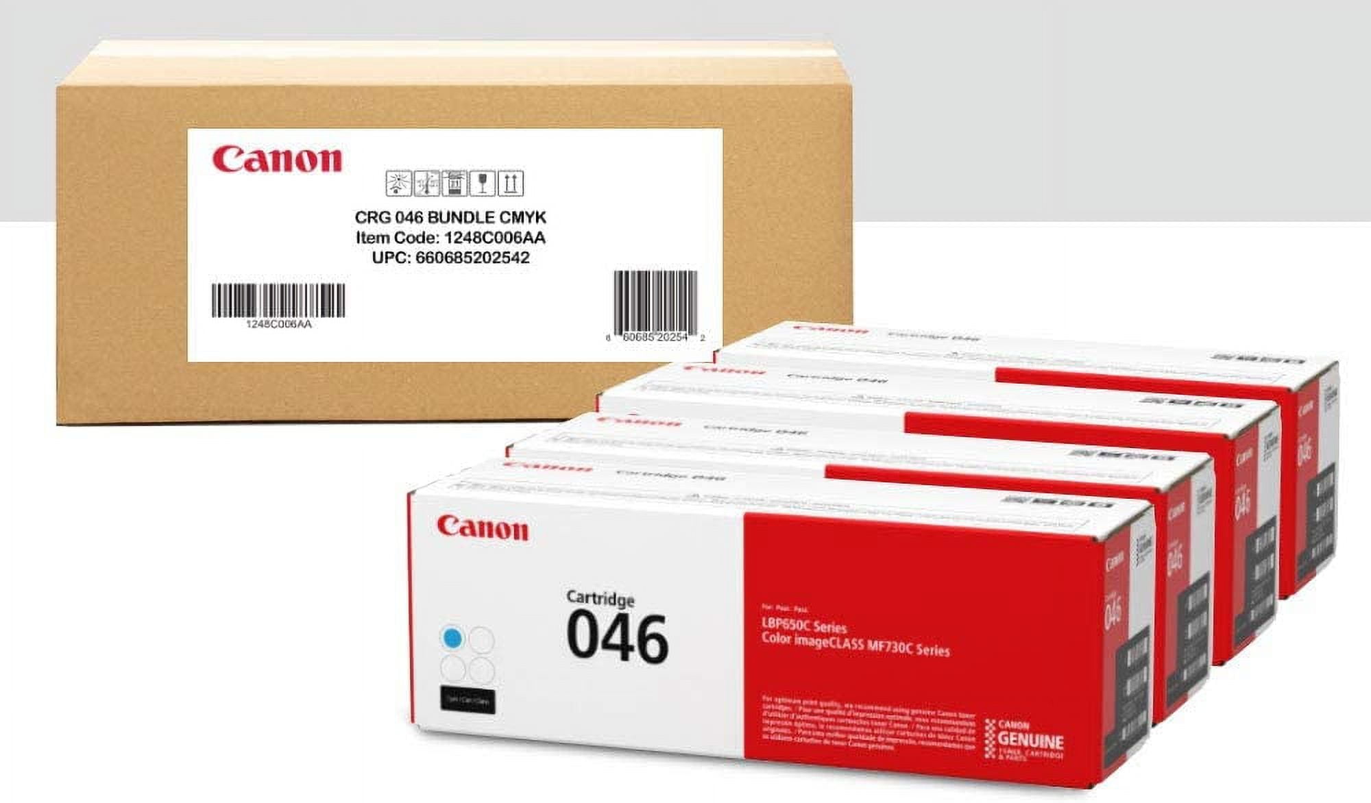 Canon 054 Toner Bundle Pack - 4 Cartridges - Compatible