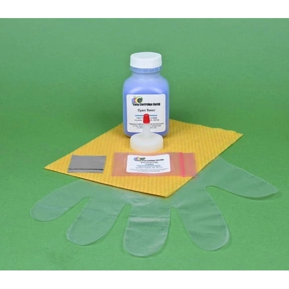 Canon I-Sensys Lbp-5050 Lbp-5050N Cyan Toner Refill Kit With Chip. 40Gr.