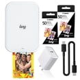 thumbnail image 1 of Canon IVY 2 Mini Photo Printer White, Bluetooth Portable, 2x ZINK Paper 50 Sheets (International Model), 1 of 8