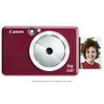 thumbnail image 1 of Canon IVY CLIQ+ Instant Camera & Portable Printer + App (Ruby Red), 1 of 6