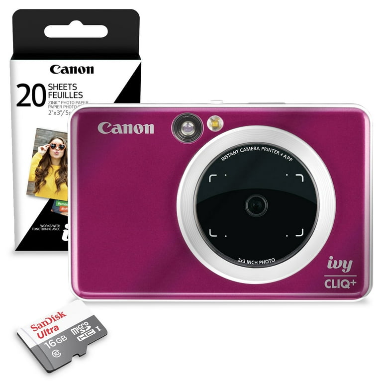 The Canon Ivy Cliq+ 2 Can Print Circular Photos