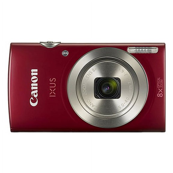 Canon IXUS 185 / ELPH 180 20.0MP Digital Camera 8x Optical Zoom Red - International Version