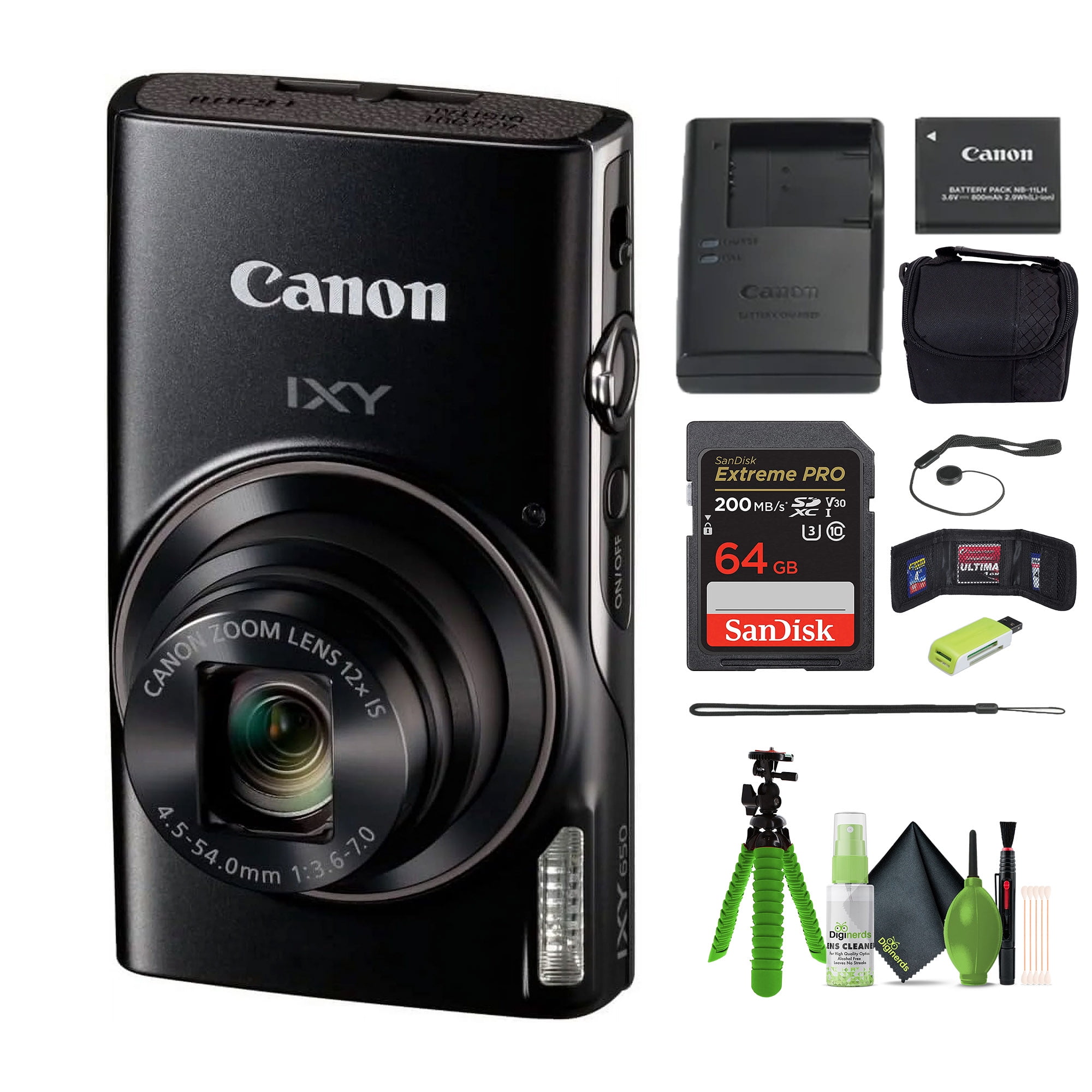 Canon compact digital camera IXY 650 12x optical zoom IXY650 (BK) (Black)