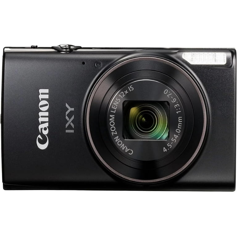 Canon IXY 650 Compact Digital Camera - Black, 12x Optical Zoom, Wi