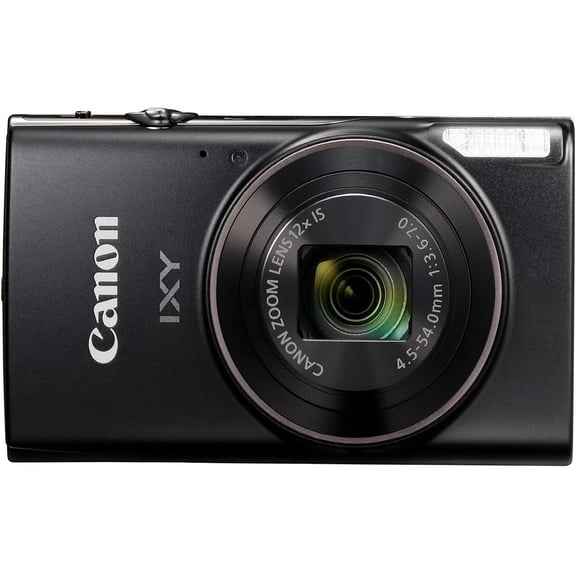 Canon IXY 650 Compact Digital Camera - Black, 12x Optical Zoom, Wi-Fi, Body Only, Compatible with SD Cards (International Version) (International Version)