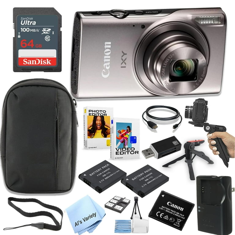 Canon IXY 650 HS Digital Camera, Photo Essential Camera