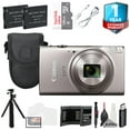 thumbnail image 1 of Canon IXY 650 m (PowerShot Elph 360 HS A) Camera Silver + 128GB + Tripod +1Yr Warranty - Value Kit (International Version), 1 of 10