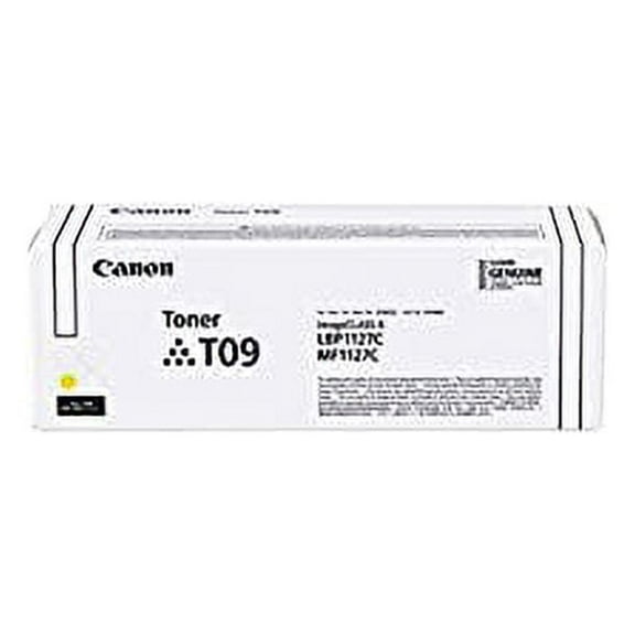 Canon T09 Original High Yield Laser Ink Cartridge, Yellow, 1 Pack, 5900 Pages