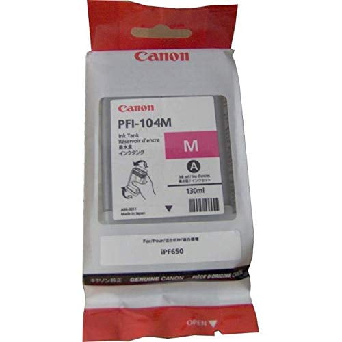 Canon Imageprograf IPF 750 -Original Canon 3631B001 / PFI-104M - Magenta Ink Cartridge -