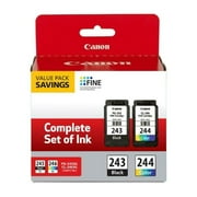 Canon Ink Package with PG-243 Black, CL-244 Color Ink Cartridge #1287C006