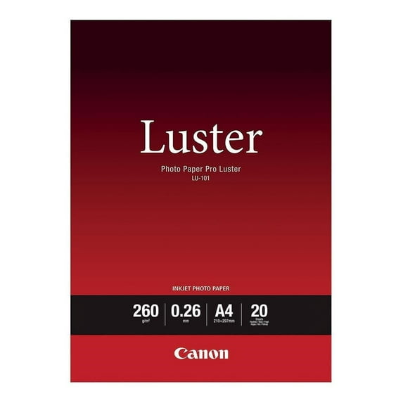 CANON PHOTO PAPER PRO LUSTER A4 PK20