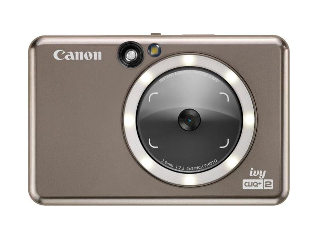 Canon Ivy Cliq + 2 Instant Film Camera - Metallic Mocha Model 4519C004