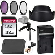Canon Kit for EOS m Series m50, m100, m10 Battery, Charger, SD Card, Hood Bundle