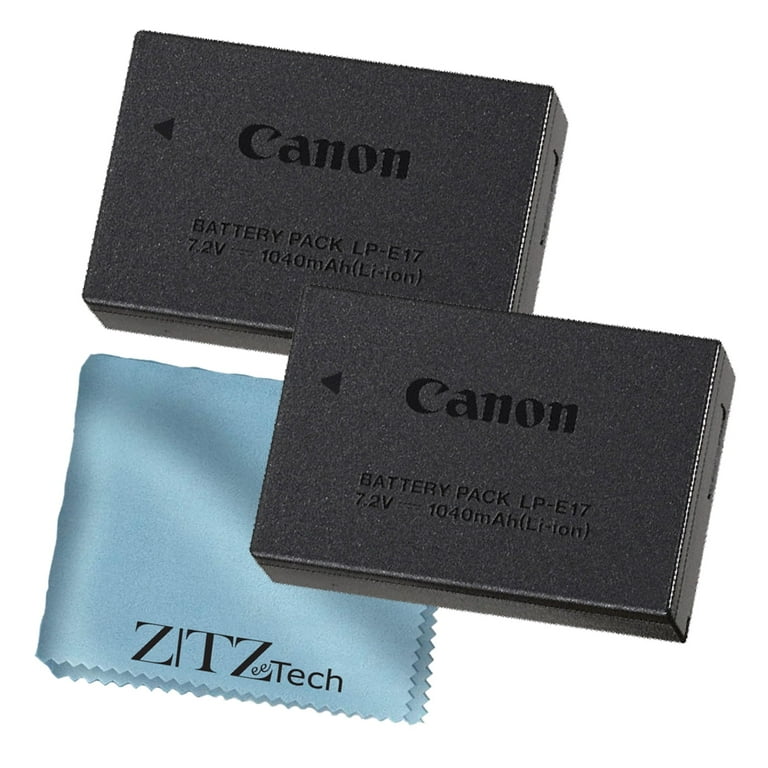 Canon LP-E17 Rechargeable Lithium-Ion Battery 2 Pack for Canon EOS