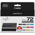 thumbnail image 1 of Canon LUCIA PGI-72 10-Color Ink Tank Value Pack for PIXMA PRO-10 #6402B007, 1 of 1