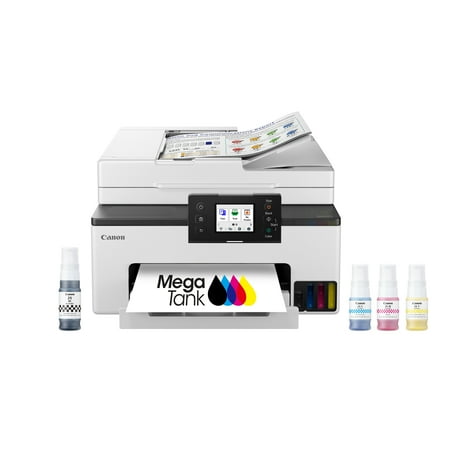Canon - MAXIFY GX2020 MegaTank Wireless All-In-One SuperTank Inkjet Printer - White