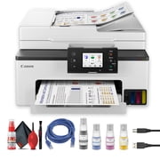 Canon MAXIFY GX2020 MegaTank Wireless All-in-One Printer Bundle Print Scan Copy Fax with Cleaning Kit, Ethernet Cable International Model