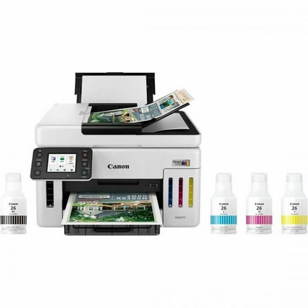 Canon GX6120 Wired & Wireless MegaTank Inkjet Multifunction Printer - Color (6882c002)