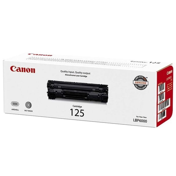 Canon CRG-125 Black Toner Cartridge; 3484B001, High Yield