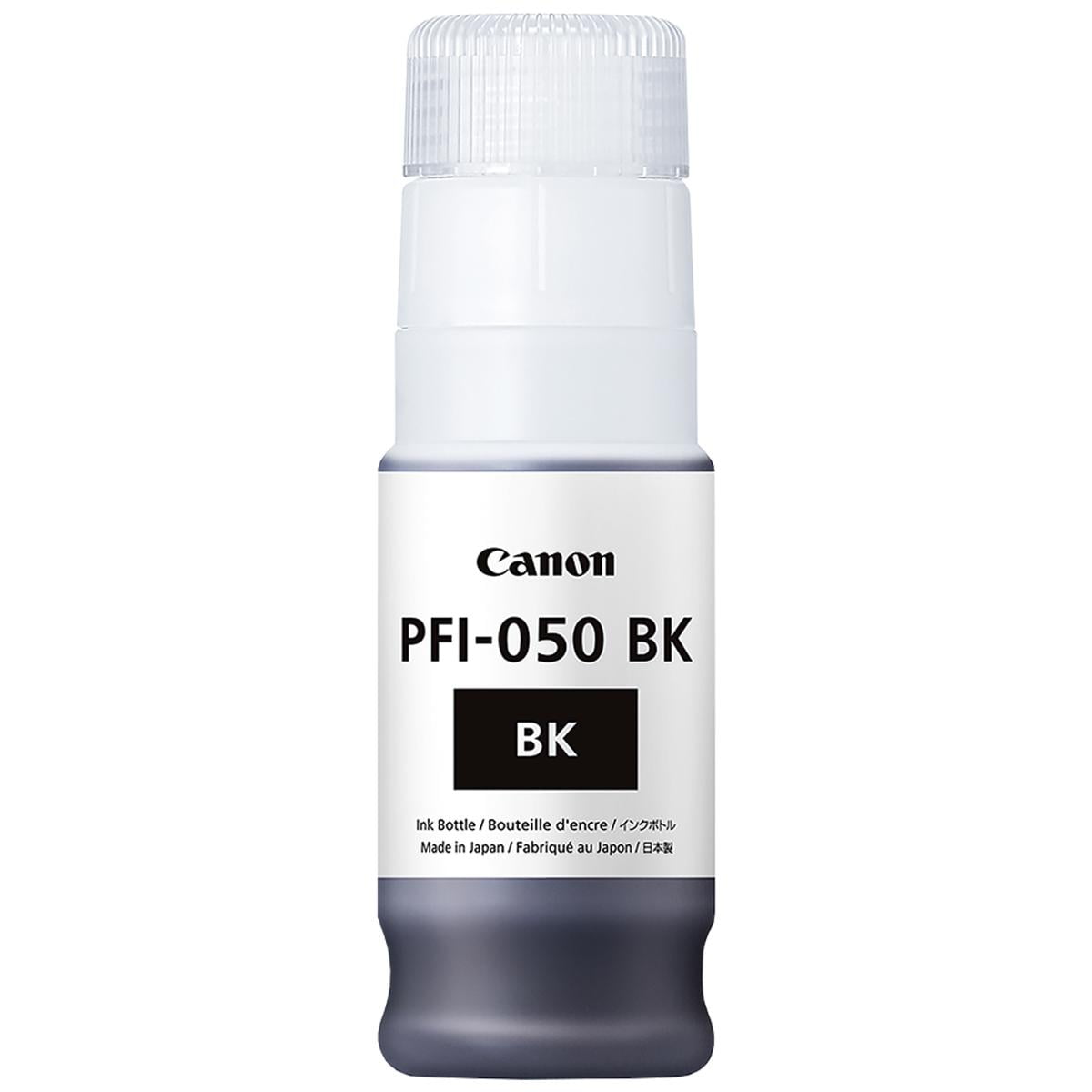 Canon Genuine PFI-050 BK Black Ink Cartridge, Compatible with