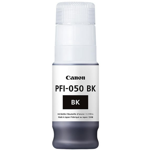 Canon Genuine PFI-050 BK Black Ink Cartridge, Compatible with imagePROGRAF TC-21 and TC-20 Series Printers