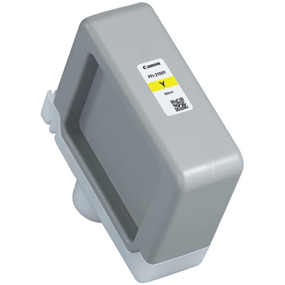 Canon PFI-2100 Pigment Ink Cartridge for GP-4000 & GP-2000, 160ml Capacity, Yellow