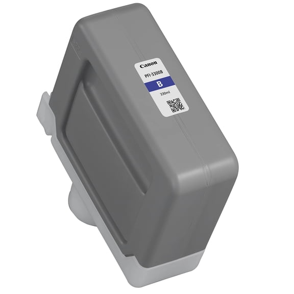 Canon PFI-3300 Pigment Ink Tank, 330ml Capacity, Blue